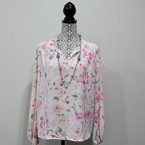 Pastel Floral Blouse